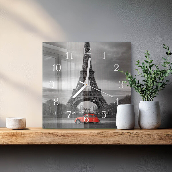 Orologio quadrato Auto della Torre Eiffel