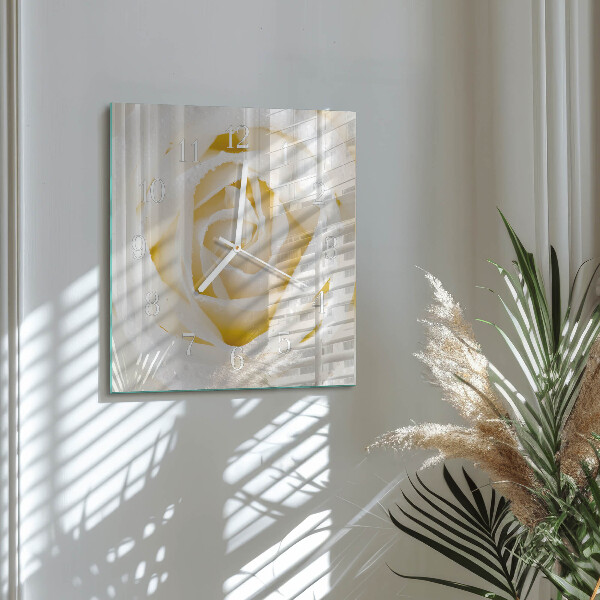 Orologio quadrato Rosa