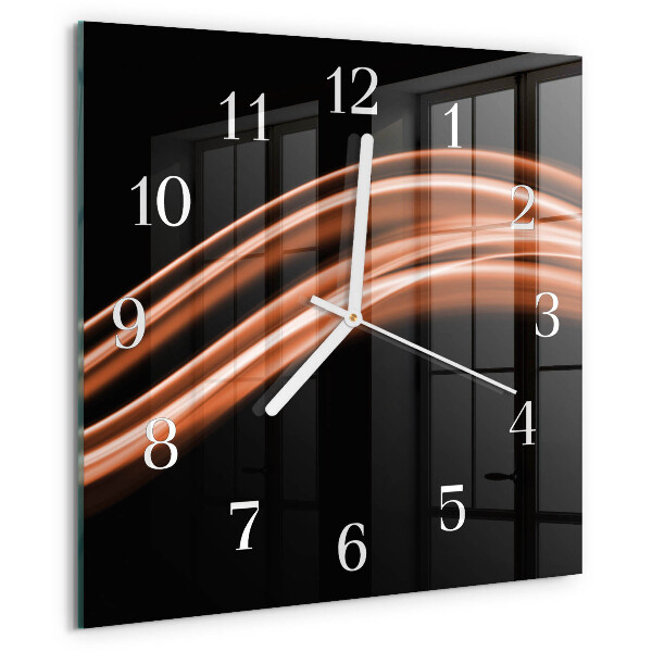 Orologio quadrato Linee astratte
