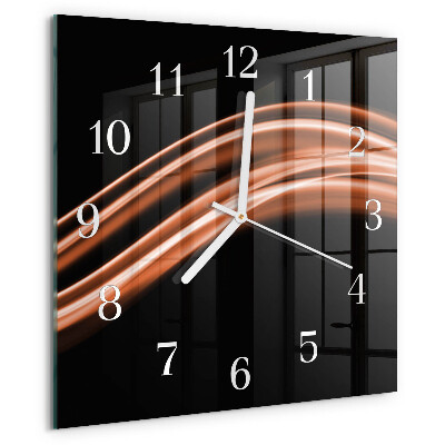 Orologio quadrato Linee astratte