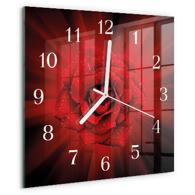 Orologio quadrato Rosa