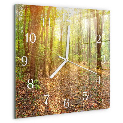 Orologio quadrato Sentiero forestale