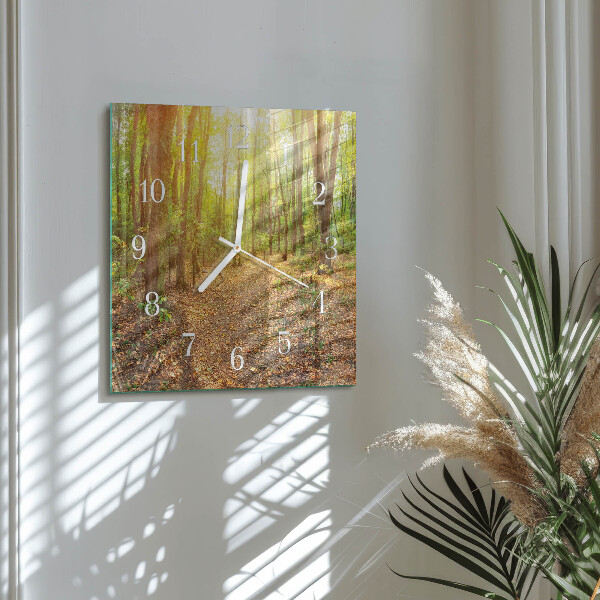 Orologio quadrato Sentiero forestale