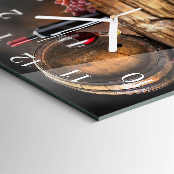 Orologio quadrato Uva per il vino