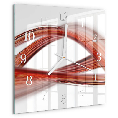 Orologio quadrato Linee astratte