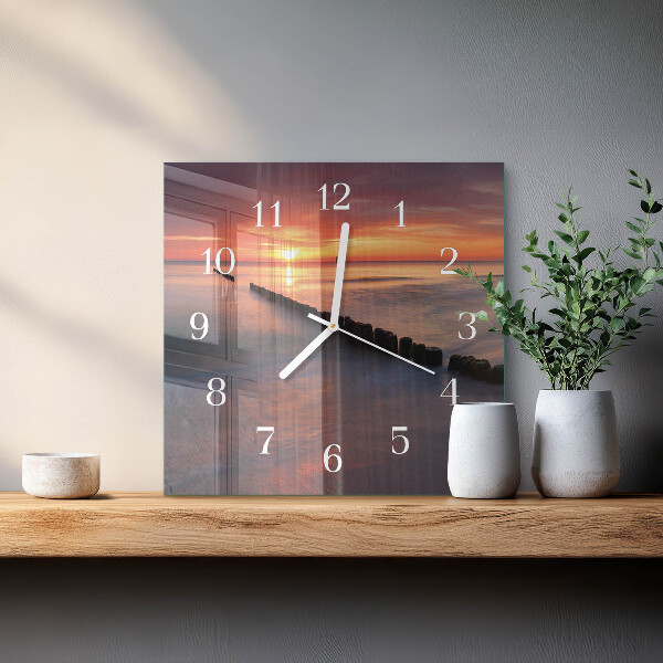 Orologio quadrato Sole del Mare