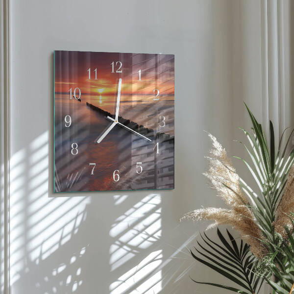 Orologio quadrato Sole del Mare