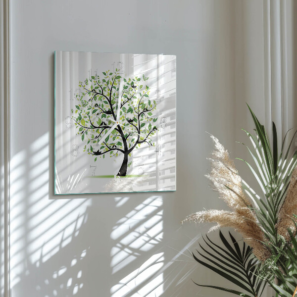 Orologio quadrato Albero