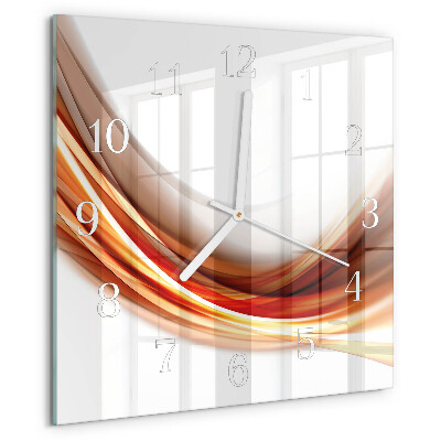 Orologio quadrato Linee astratte