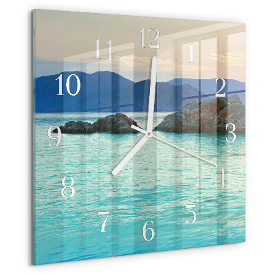 Orologio quadrato Isola marina