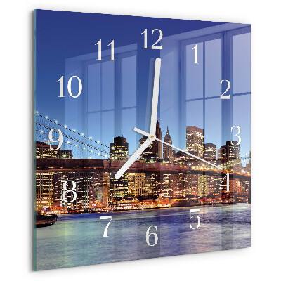 Orologio quadrato Ponte orizzontale