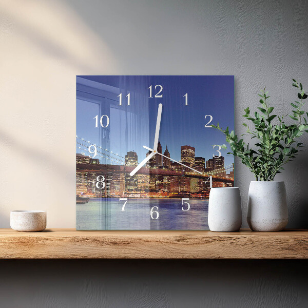 Orologio quadrato Ponte orizzontale