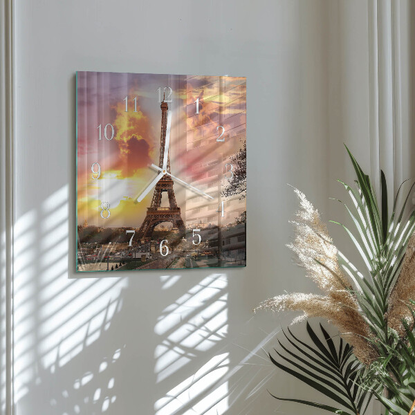 Orologio quadrato Torre Eiffel Parigi