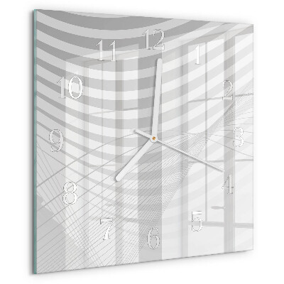 Orologio quadrato Linee astratte