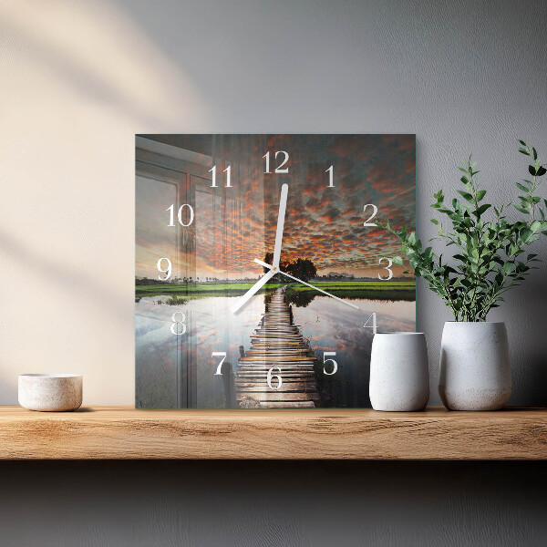 Orologio quadrato Ponte di Meadow
