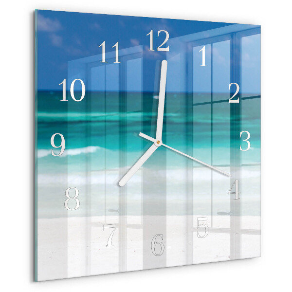 Orologio quadrato Spiaggia Mare