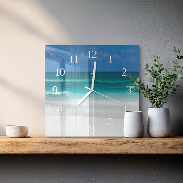 Orologio quadrato Spiaggia Mare