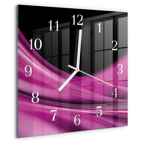 Orologio quadrato Linee astratte