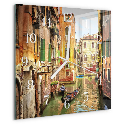 Orologio quadrato La barca veneziana