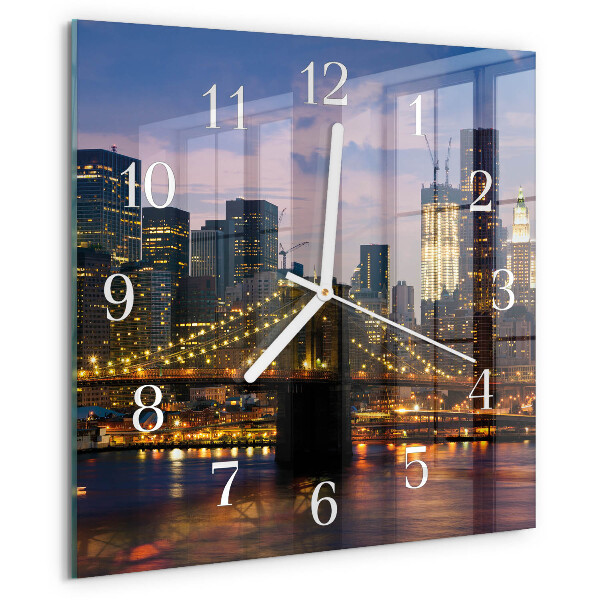 Orologio quadrato Ponte orizzontale