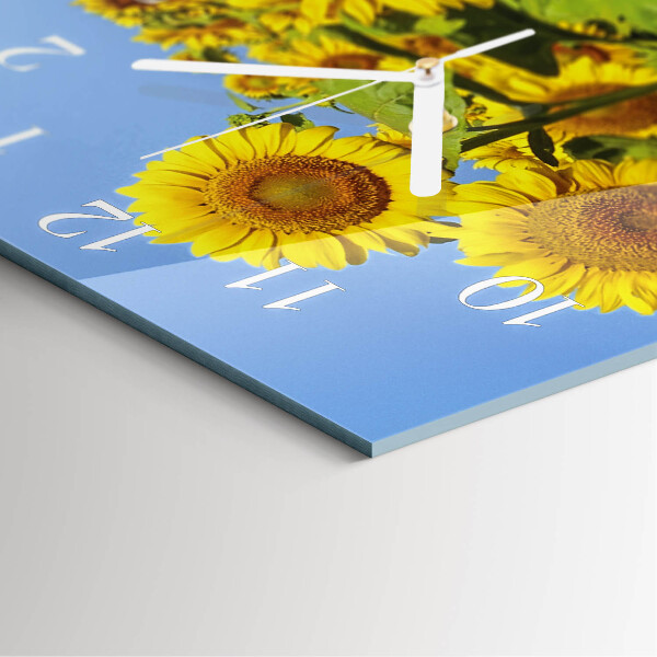 Orologio quadrato Girasoli