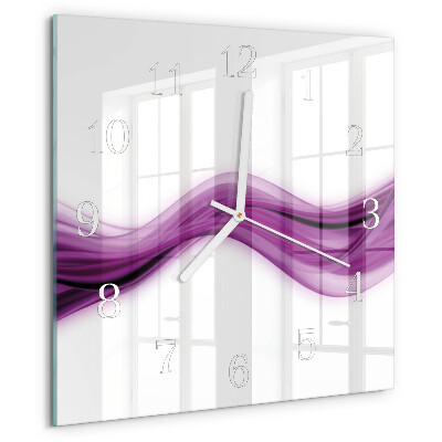 Orologio quadrato Linee astratte
