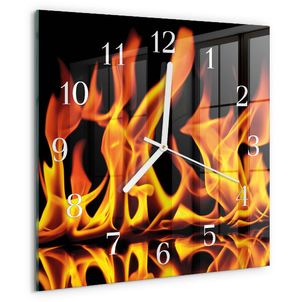 Orologio quadrato Fuoco