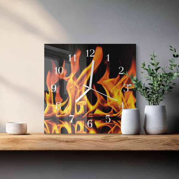 Orologio quadrato Fuoco