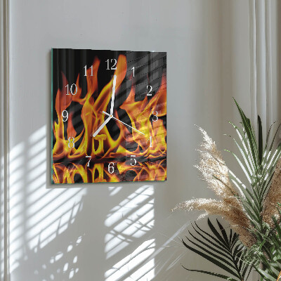 Orologio quadrato Fuoco