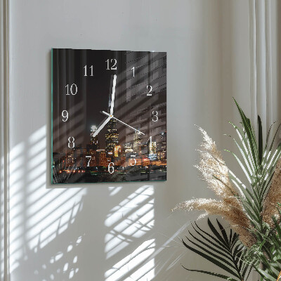 Orologio quadrato Notte dell'orizzonte