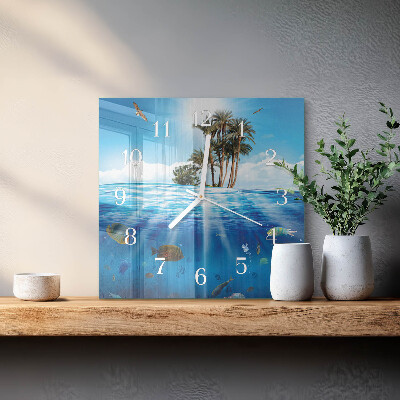 Orologio quadrato Isola dei Pesci