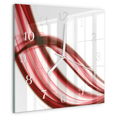 Orologio quadrato Linee astratte