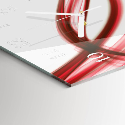 Orologio quadrato Linee astratte