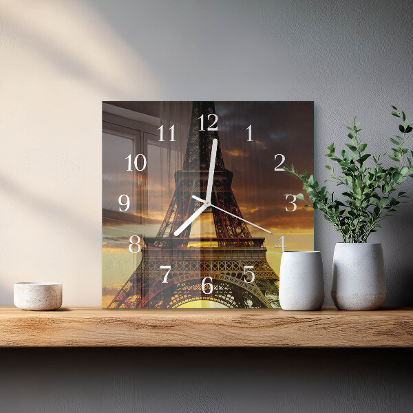 Orologio quadrato Torre Eiffel Parigi