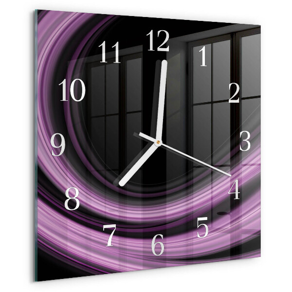 Orologio quadrato Linee astratte