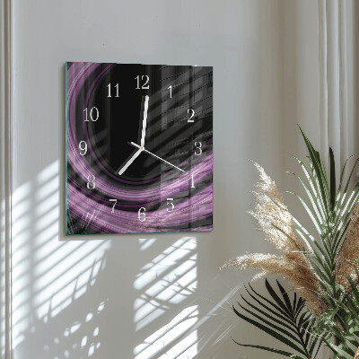 Orologio quadrato Linee astratte