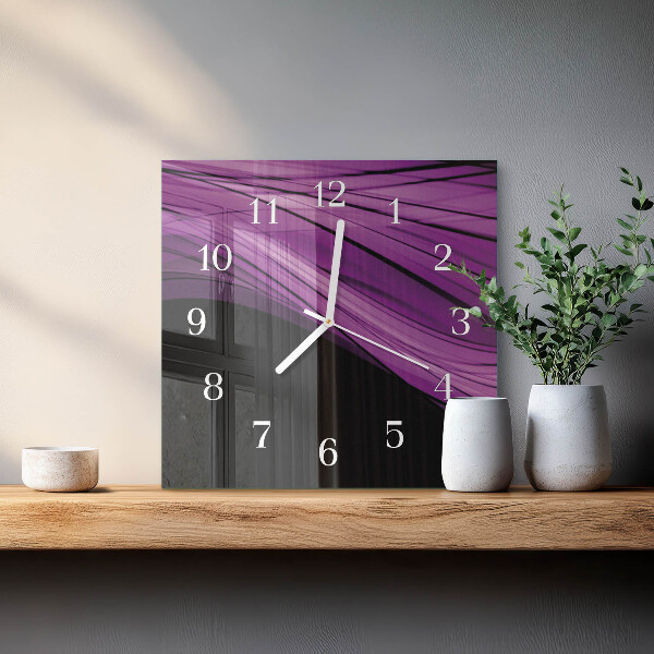 Orologio quadrato Astrazione