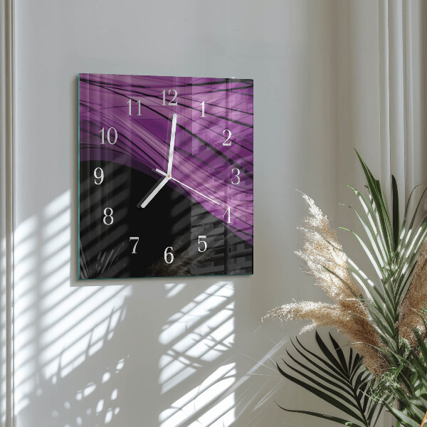 Orologio quadrato Astrazione