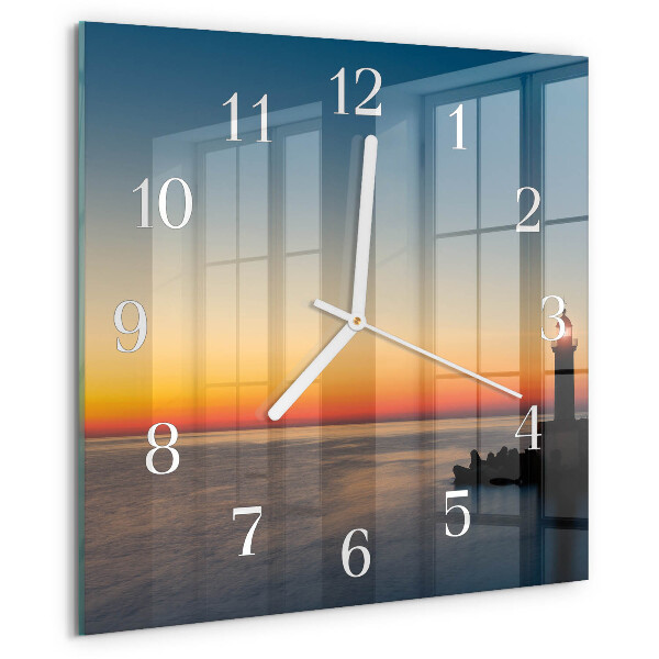Orologio quadrato Mare del faro