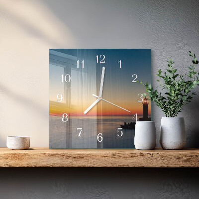 Orologio quadrato Mare del faro