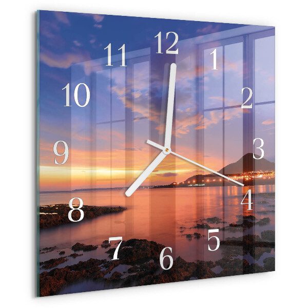 Orologio quadrato Isola marina