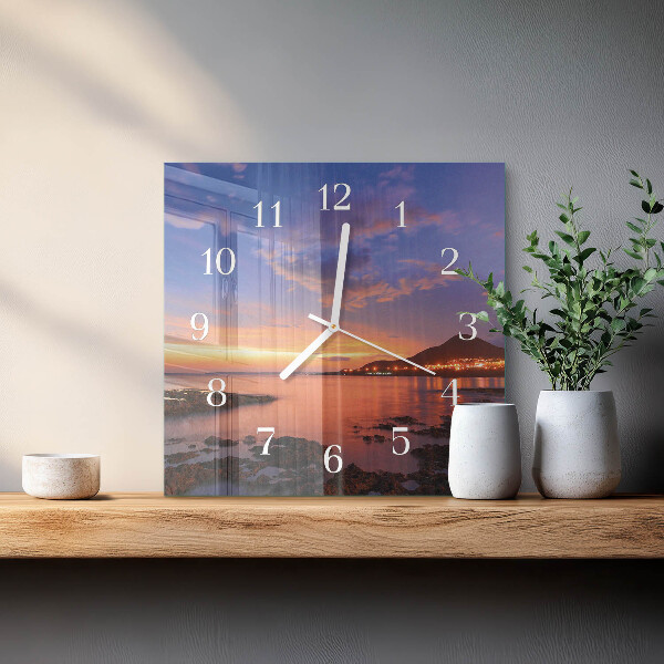 Orologio quadrato Isola marina