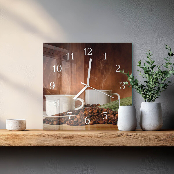 Orologio quadrato Tazze da caffè