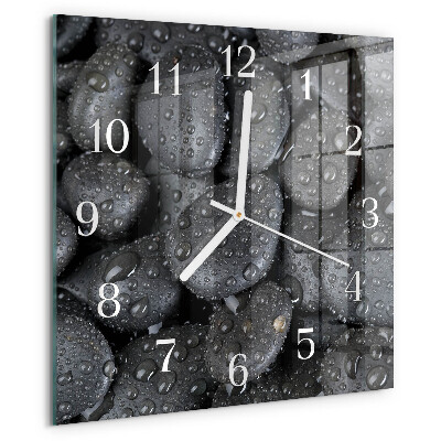 Orologio quadrato Pietre Acqua