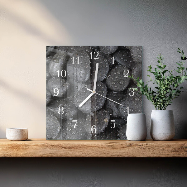 Orologio quadrato Pietre Acqua