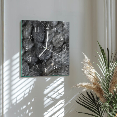 Orologio quadrato Pietre Acqua