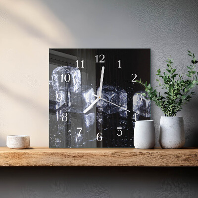 Orologio quadrato cubetti di ghiaccio
