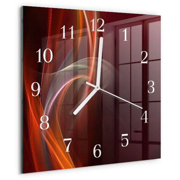 Orologio quadrato Linee astratte