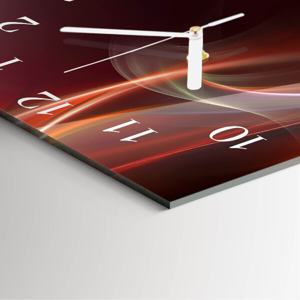 Orologio quadrato Linee astratte