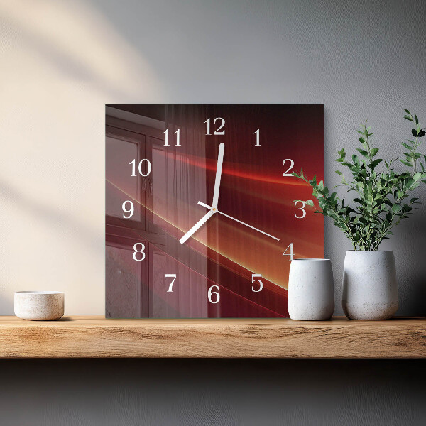 Orologio quadrato Astrazione